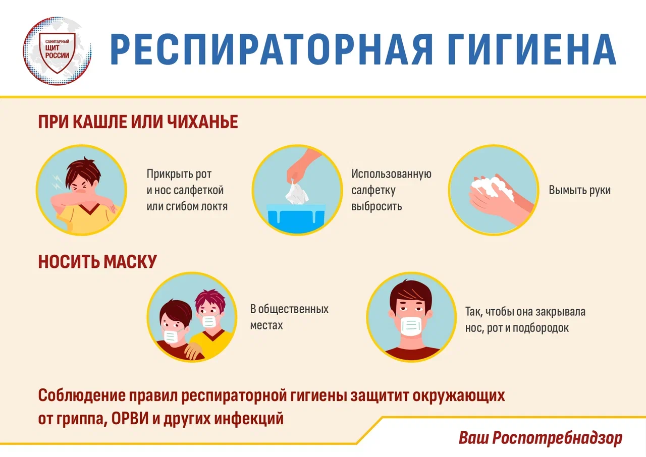 Памятки и ролики по профилактике распространения гриппа и ОРВИ.